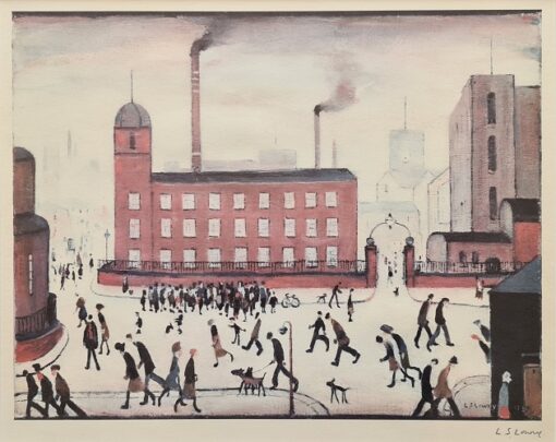 Mill Scene by LS Lowry - Print