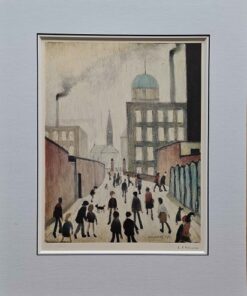 Mrs Swindells picture By LS Lowry - Signed Limited Edition Print in Frame