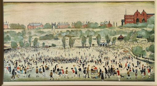 Peel Park by LS Lowry - Limited Edition Print