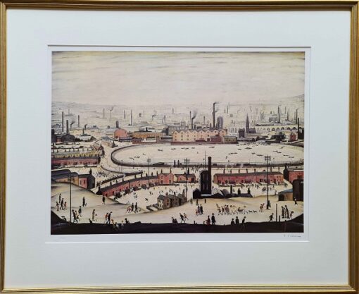 The Pond by LS Lowry - Mounted Frame