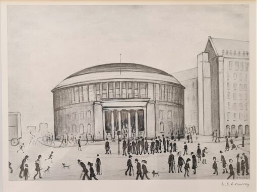 The Reference Library by LS Lowry - Signed Limited Edition Print
